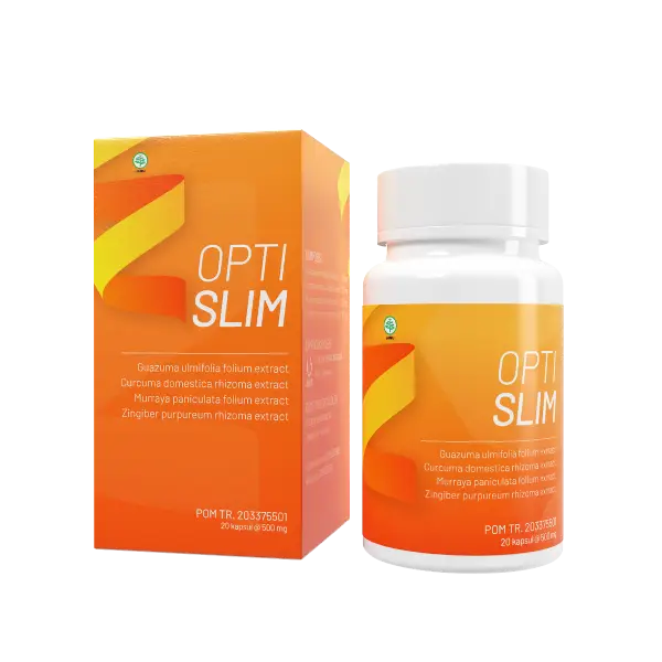 Botol Suplemen Optislim – Penurun Berat Badan Alami